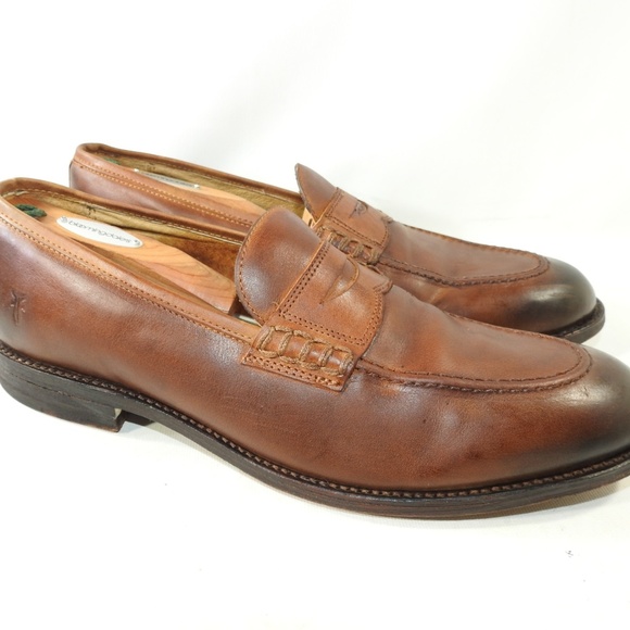 John A. Frye Size 10.5 Tan Penny Loafer Mens B6D27 main image 4